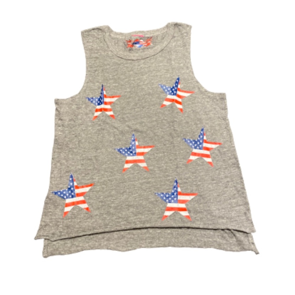 So Nikki | Fresh Starry Gray Sleeveless Top